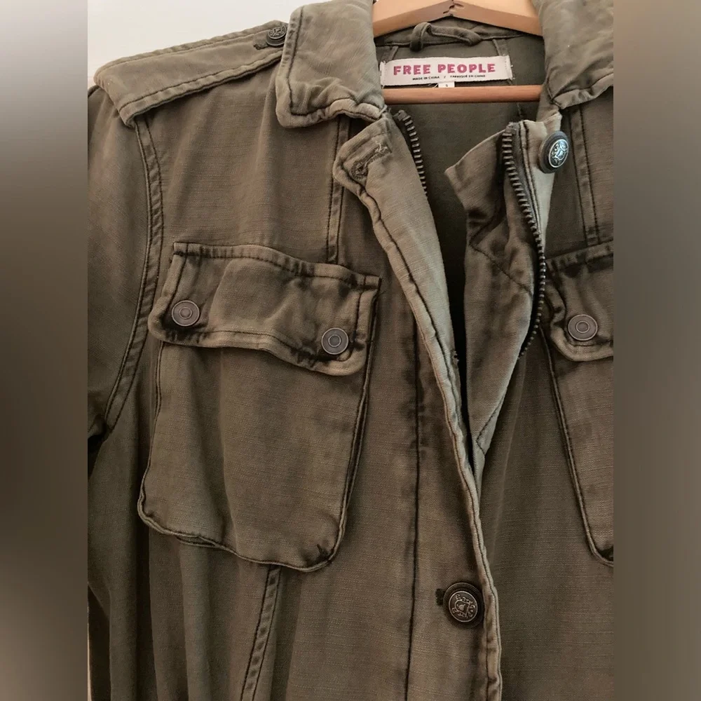 Free People Fatigue Jacket, small - Picture 2 of 5